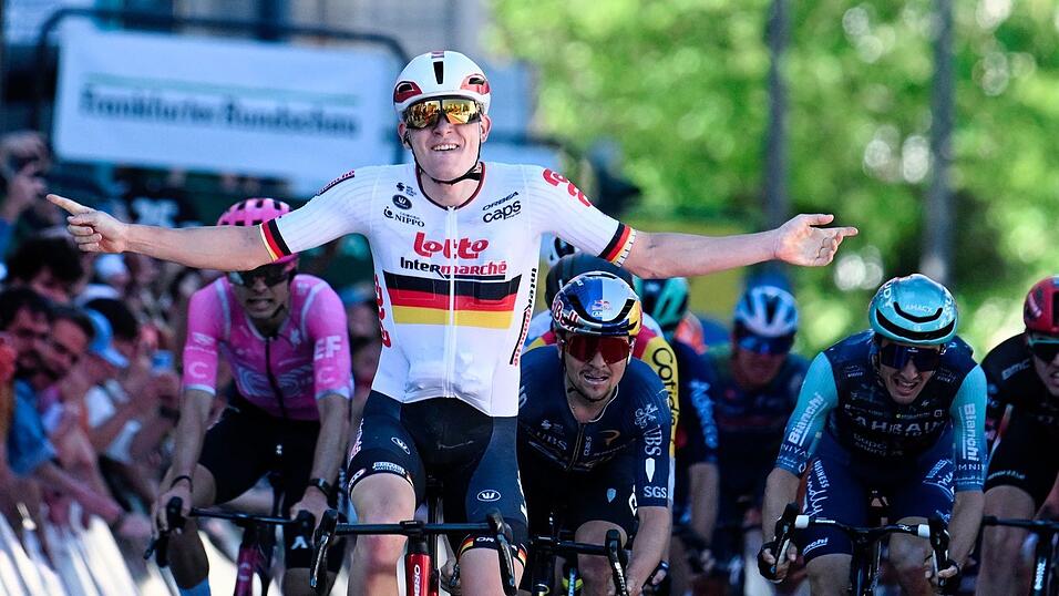 Georg Zimmermann feiert im deutschen Meistertrikot einen &uuml;berraschenden Coup beim Klassiker Eschborn-Frankfurt.