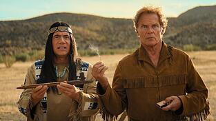 Michael Bully Herbig (l.) und Christian Tramitz sind wieder als Blutsbrüder zu sehen in der Western-Parodie «Das Kanu des Manitu». (Handout)