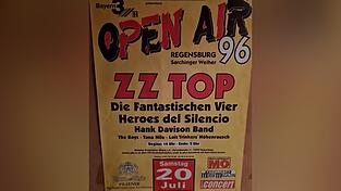 Neben ZZ Top traten unter anderem auch die Bands 'Die Fantastischen Vier' und 'Heroes del Silencio' auf.