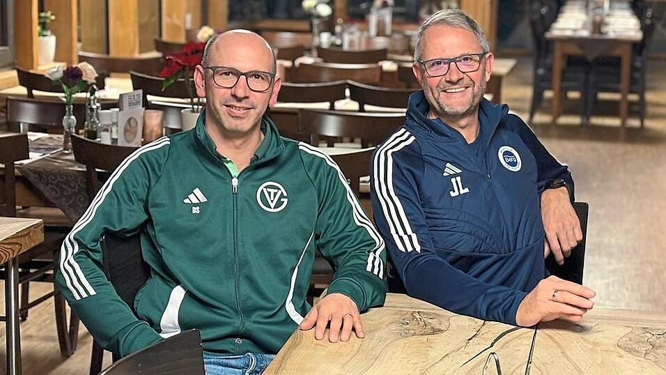 Sinnbildlich: Die beiden SG-Verantwortlichen Daniele Soffietti (li.) und Bernhard Furtmair verstehen sich richtig gut.