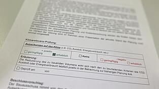 Im Kreistag ist die Klimarelevanzpr&uuml;fung bereits g&auml;ngige Praxis.