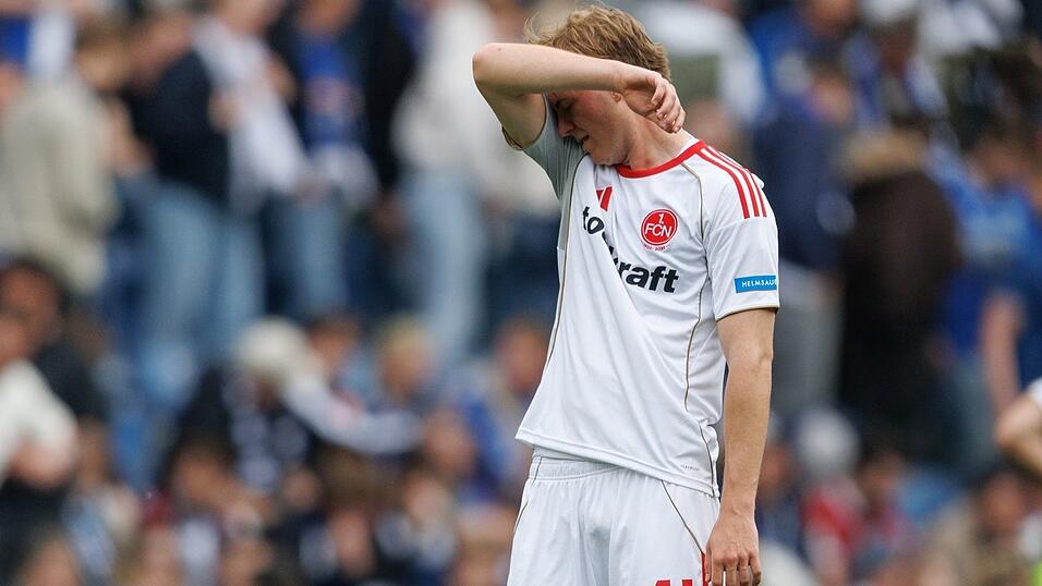 N&uuml;rnbergs Eric Porstner nach dem Remis in Bielefeld.