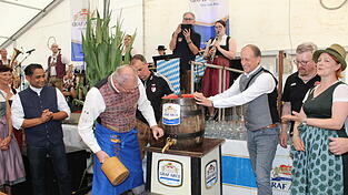 Etwas mehr als einen Schlag brauchte Franz-Josef Weber.