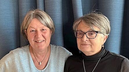 Teamvorst&auml;nde des Kneippvereins, Agnes Kumpfm&uuml;ller und Margit Schie&szlig;l.