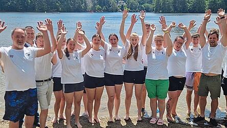 Hochmotiviert: die Mannschaft aus Tiefenbach.