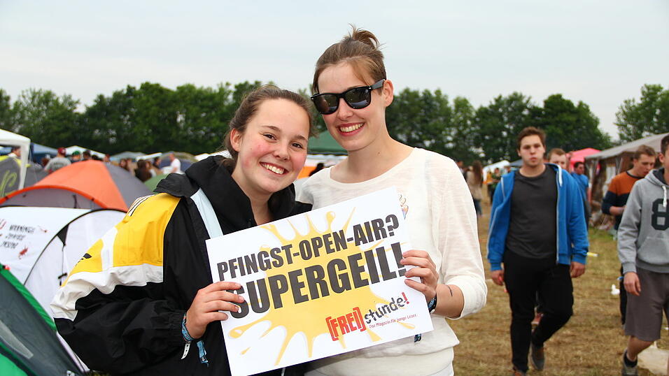 Die Besucher des Pfingst-Open-Airs waren drei Tage lang in Feierlaune. (Foto: David Voltz) Die Besucher des Pfingst-Open-Airs waren drei Tage lang in Feierlaune. (Foto: David Voltz)