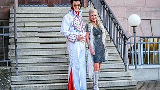 &laquo;The king is back&raquo; beschreibt Bayerns Ministerpr&auml;sident Markus S&ouml;der (CSU) sein Kost&uuml;m f&uuml;r die Franken-Fastnacht.