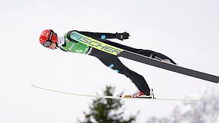 Karl Geiger war beim Skifliegen in Planica am Sonntag der beste Deutsche.