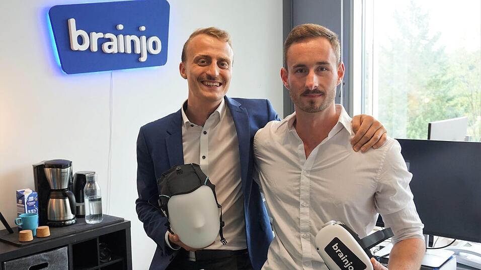 Christian Gnerlich (l.) und Markus Wensauer haben das Start-up Brainjo gegr&uuml;ndet.