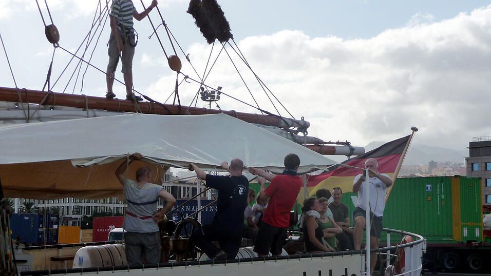 Teneriffa - Thor im Hafen. Teneriffa - Thor im Hafen.