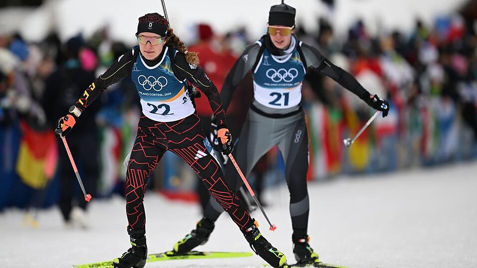 Janina Hettich-Walz (l) lag lange gut im Rennen. (Archivbild)