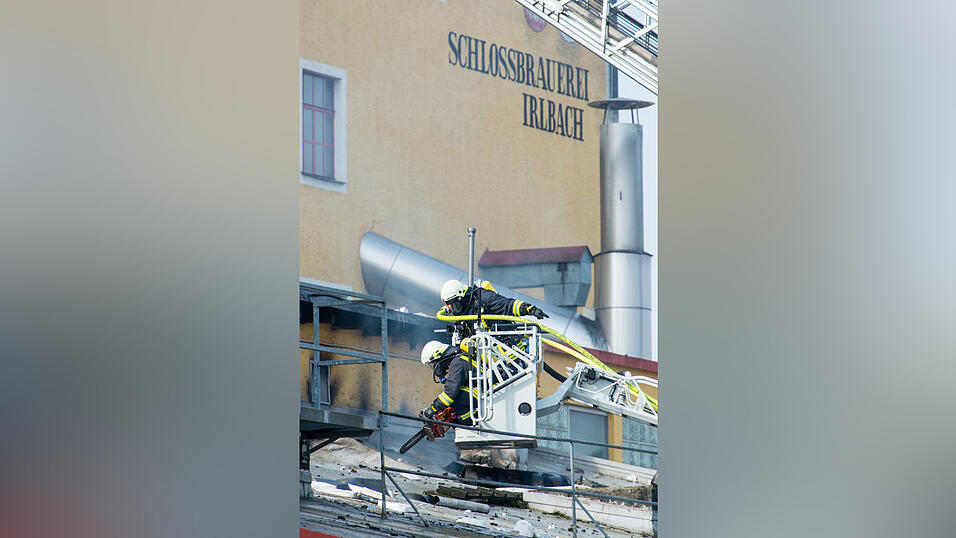 Bei dem Brand in der Irlbacher Schlossbrauerei entstand ein Millionenschaden. Foto: Mathias Adam