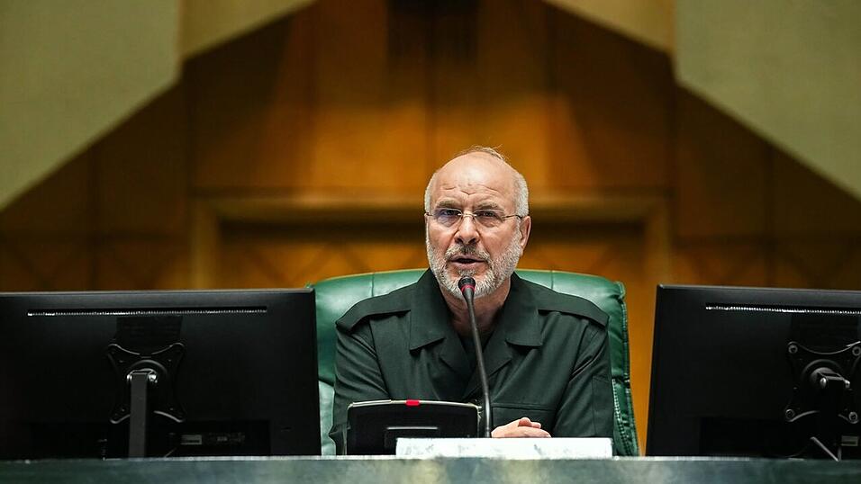 Irans Parlamentspr&auml;sident Ghalibaf droht den USA Konsequenzen an. (Archivbild)