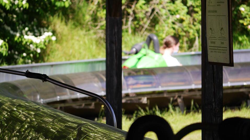 Bobbahn für kleine 'Speedfreaks'. Bobbahn für kleine 'Speedfreaks'.