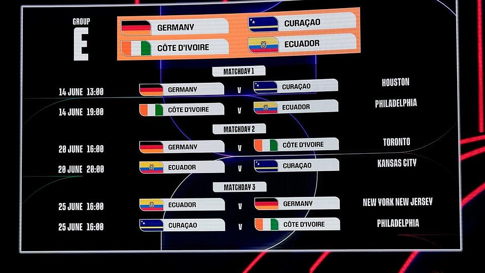 Deutschland ist klarer Favorit in seiner WM-Gruppe. (Archivbild)