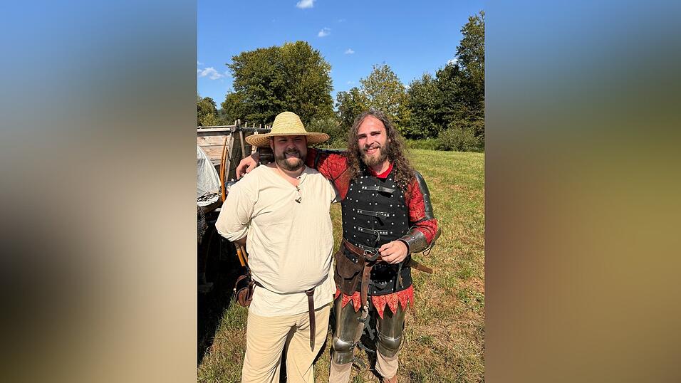 Felix und Patrick bei der Hussitenschlacht. Felix und Patrick bei der Hussitenschlacht.