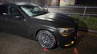 Schlechte Sicht in der Nacht dürfte wohl der Grund für diesen Unfall gewesen sein.