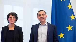 Ugur Sahin und &Ouml;zlem T&uuml;reci hatten das Unternehmen Biontech gegr&uuml;ndet. (Archivbild)