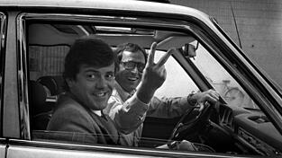 Das perfekte Jagdteam: Michael Graeter mit seinem langj&auml;hrigen Fotografen Franz Hug.