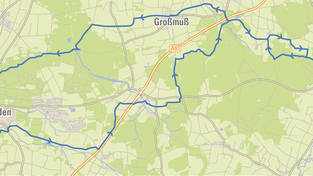 Route 1 führt von Langquaid nach Biburg.