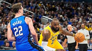 Im Duell mit den ganz Großen wie LeBron James: Franz Wagner.