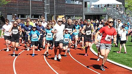 Start f&uuml;r den F&uuml;nf-Kilometer-Lauf.