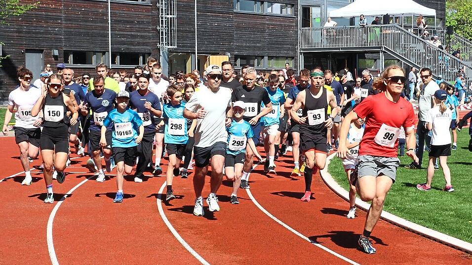 Start f&uuml;r den F&uuml;nf-Kilometer-Lauf.