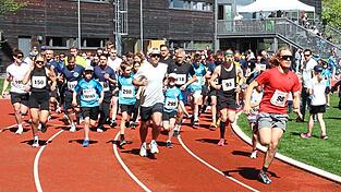 Start f&uuml;r den F&uuml;nf-Kilometer-Lauf.