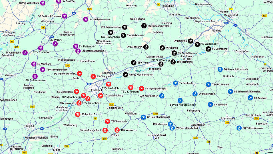 56 Vereine - nur drei davon ohne Reserve - bilden in der kommenden Spielzeit die vier Ligen der Kreisklasse im Fußballkreis Niederbayern West. 56 Vereine - nur drei davon ohne Reserve - bilden in der kommenden Spielzeit die vier Ligen der Kreisklasse im Fußballkreis Niederbayern West.