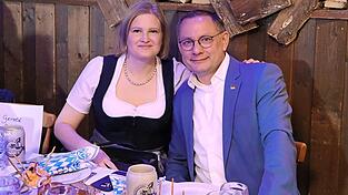 Kathrin Ebner-Steiner mit Tino Chrupalla.