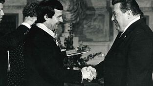 &bdquo;Tapferkeit vor dem Freund&ldquo;: Josef Deimer mit Franz Josef Strau&szlig;