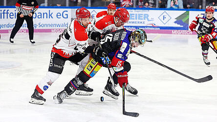 Wie in Spiel eins in Deggendorf machten es die Herforder den Deggendorfern oftmals sehr schwer.