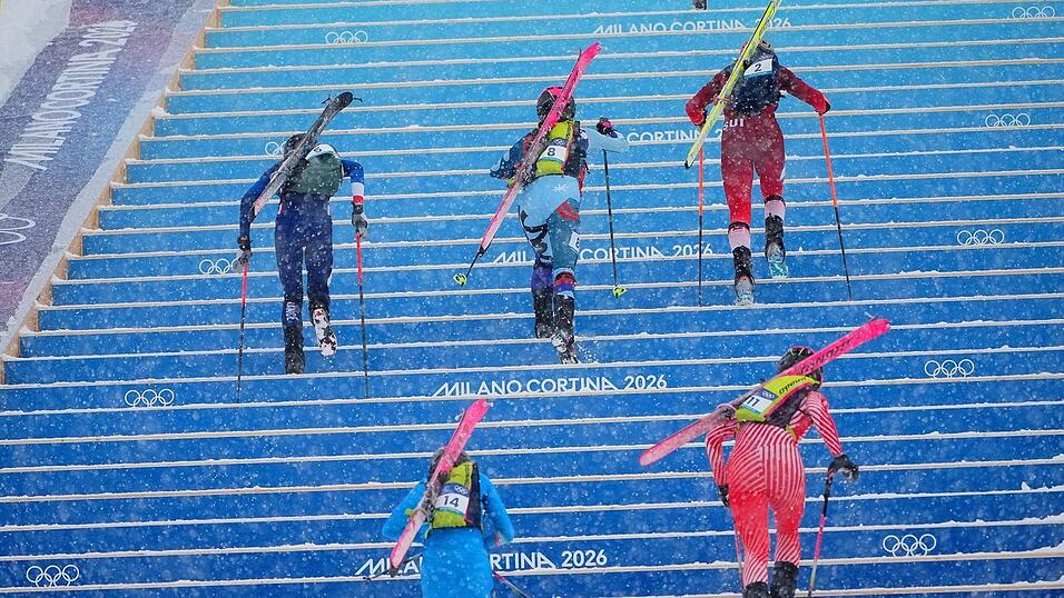 Diese Treppen m&uuml;ssen bew&auml;ltigt werden.