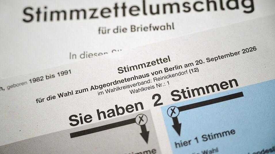 Zwei Stimmen für jeden gibt es bei der Abgeordnetenhauswahl. (Archivbild) Zwei Stimmen für jeden gibt es bei der Abgeordnetenhauswahl. (Archivbild)