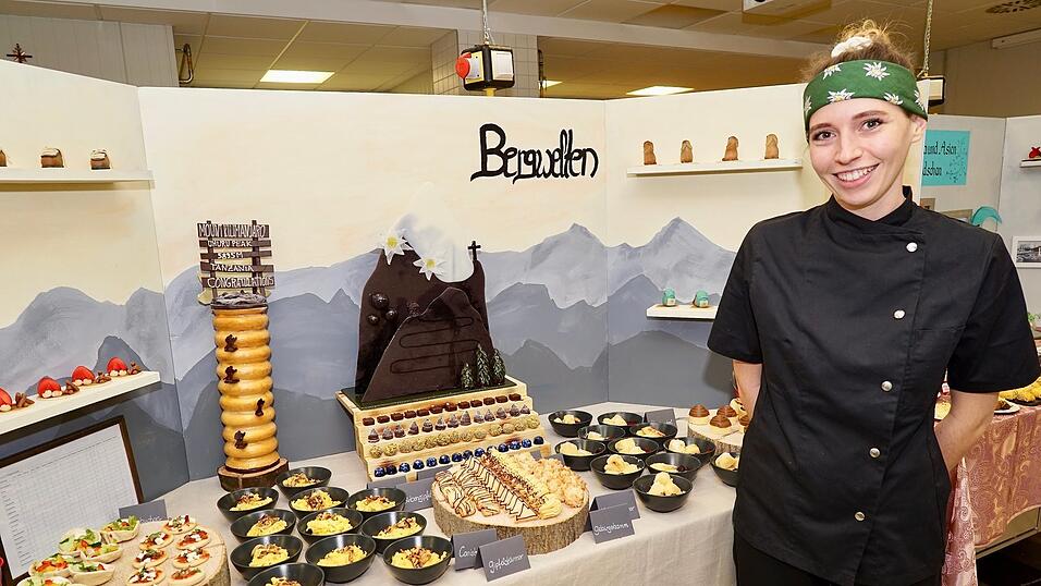 'Bergwelten' nannte Pia Lebranchu ihr überaus kreatives Schaufenster als Beispiel für große Konditorenkunst. 'Bergwelten' nannte Pia Lebranchu ihr überaus kreatives Schaufenster als Beispiel für große Konditorenkunst.