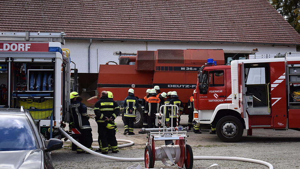 Feuerwehren aus zahlreichen Gemeinden waren im Einsatz. 