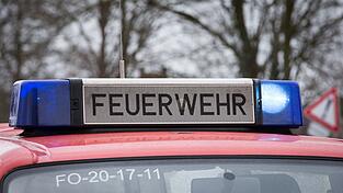 Die Feuerwehr löschte den Brand schnell. Die Feuerwehr löschte den Brand schnell.