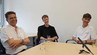 Peter Stetter (v. l.), Philipp Röslmair und Theo Havla