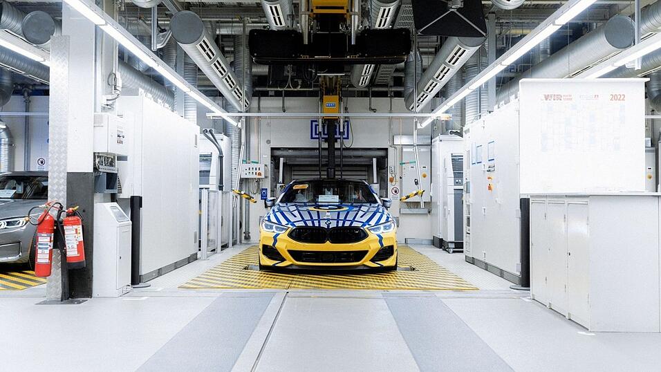 So soll das BMW-Modell 'The 8X Jeff Koons' aussehen, der in Dingolfing ab März entsteht.