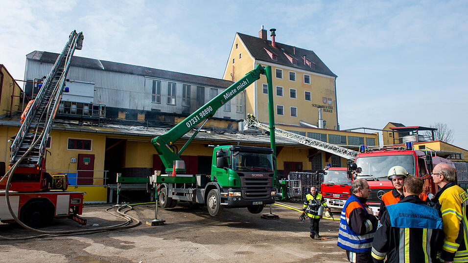 Bei dem Brand in der Irlbacher Schlossbrauerei entstand ein Millionenschaden. Foto: Mathias Adam