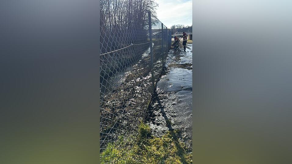 Impressionen vom Einsatz am Samstag in Buch am Erlbach.
