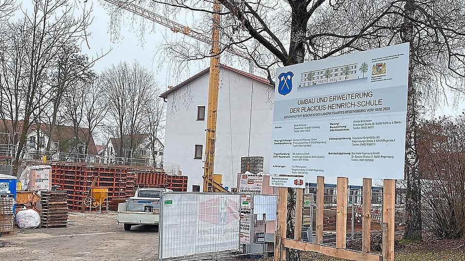 Die Ma&szlig;nahmen f&uuml;r den Umbau und die Erweiterung der Placidus-Heinrich-Schule liegen im vorgegebenen Zeitrahmen.