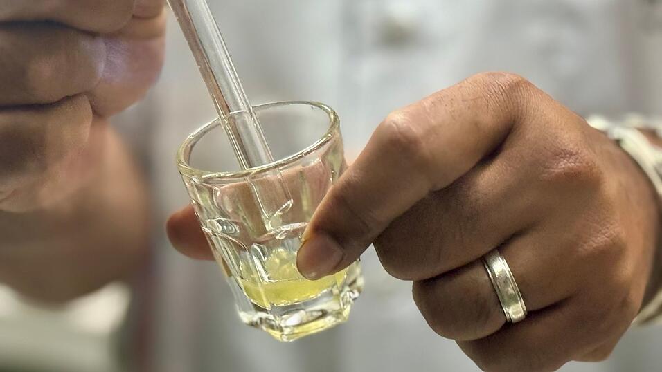 Das gef&auml;hrliche Gift ist gelblich und z&auml;h - und wichtig f&uuml;r die Produktion von Antiserum.