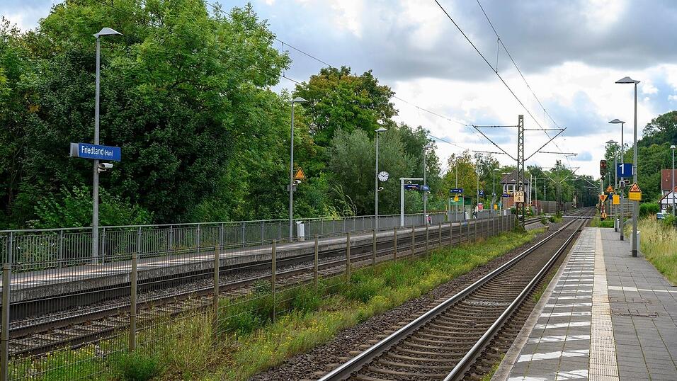 An diesem Bahnhof kam das Mädchen ums Leben.