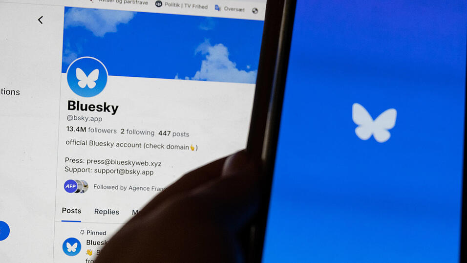 Der Kurznachrichtendienst Bluesky hat binnen Tagen Millionen neuer Nutzer gewonnen. 
