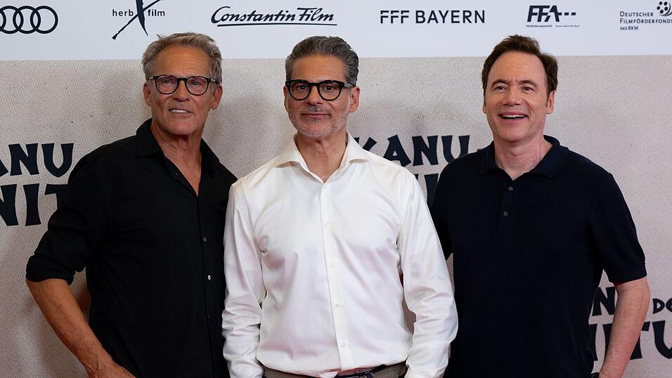 Christian Tramitz (l-r), Rick Kavanian und Michael «Bully» Herbig feiern zurzeit mit «Das Kanu des Manitu» einen riesigen Erfolg. (Archivbild)