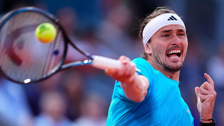 Alexander Zverev hat in Madrid das Finale erreicht.