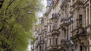 Die Hornschuchpromenade in F&uuml;rth - der laut IVD S&uuml;d f&uuml;r Wohnungsinteressenten g&uuml;nstigsten gro&szlig;en Stadt in Bayern. (Archiv)