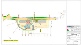 Diesem Bauplan für den neuen Wertstoffhof hat der Stadtrat am Donnerstagabend zugestimmt.