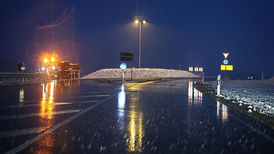 Auf den Stra&szlig;en gilt Vorsicht.